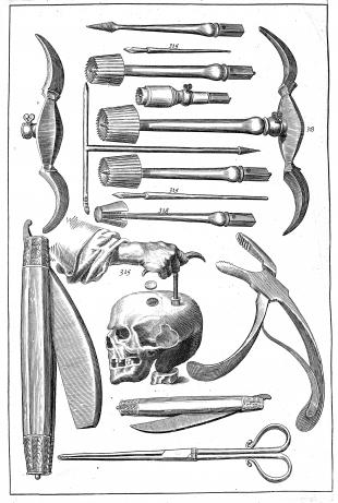 illustration of medical instruments